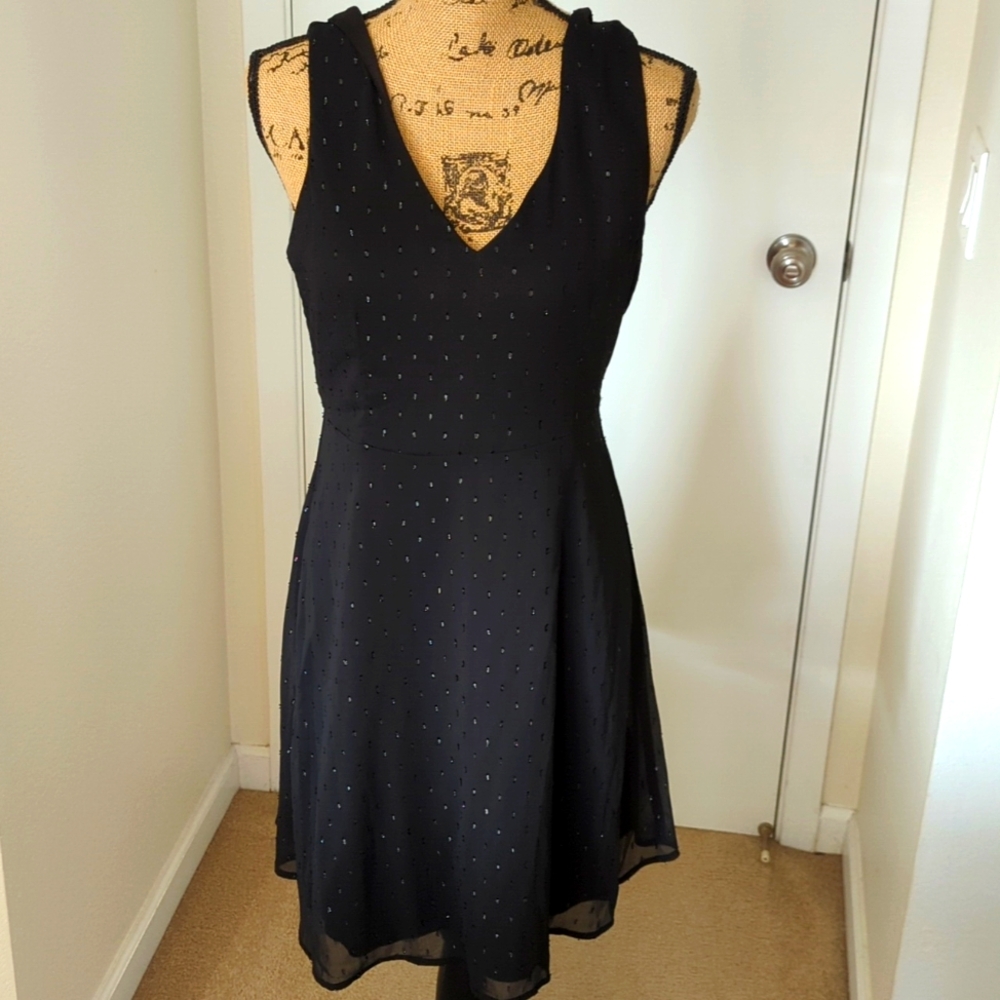 Black cocktail dress